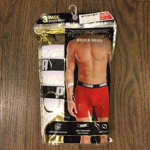 Puma Men’s NWT Athletic Boxer Briefs (3) Size XL